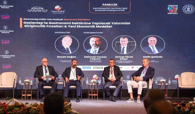 Gastroantep festivali kapsamında ilk panel düzenlendi