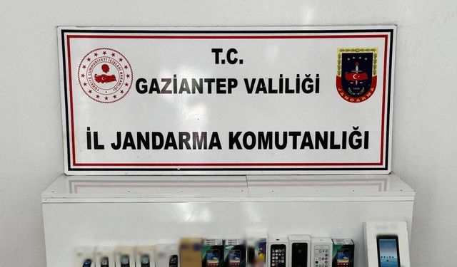 Gaziantep 1 milyon TL değerinde kaçak telefon ele geçirildi