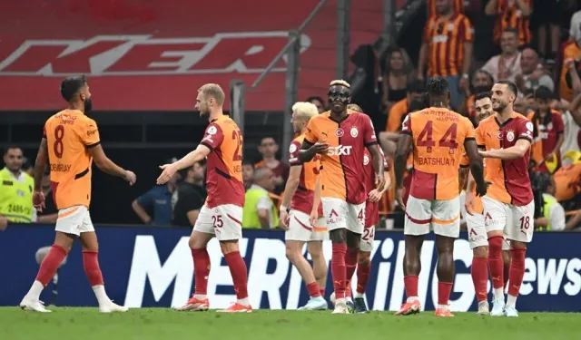 Trendyol Süper Lig: Galatasaray: 2 - Gaziantep FK: 0 (İlk yarı)