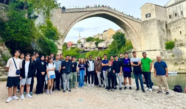 Sınavlarda başarılı olan Gaziantepli öğrenciler Bosna Hersek gezisine gönderildi