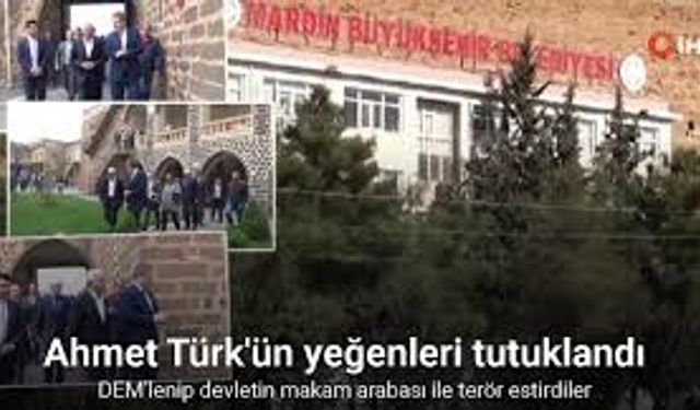 DEM’lenip devletin makam arabası ile terör estirdiler' Tutuklandılar