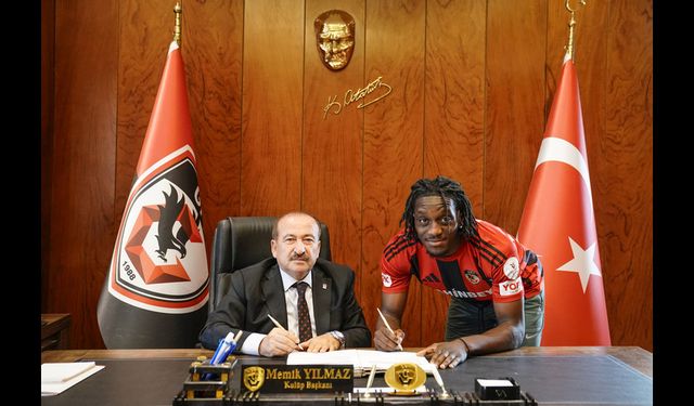 Gaziantep FK, Christopher Lungoyi'yi resmen açıkladı