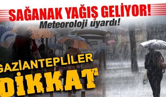 Gaziantep büyükşehir, meteorolojinin uyarısı sonrası harekete geçti