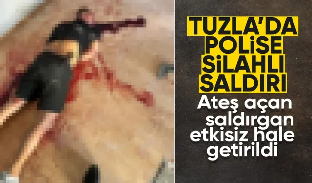 İstanbul Tuzla'da polise silahlı saldırı