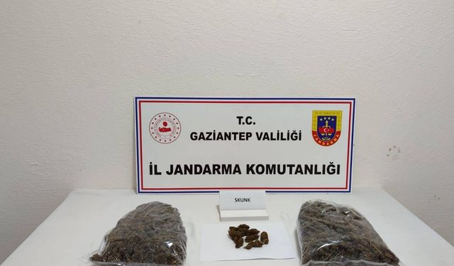 Gaziantep'te bavulunda 5 kilogram sentetik uyuşturucuyla yakalanan zanlı tutuklandı