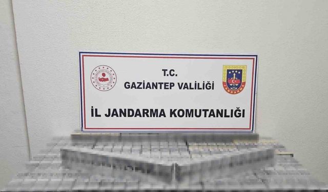 Gaziantep’te 1,5 milyon TL değerinde kaçak sigara ve tütün ele geçirildi