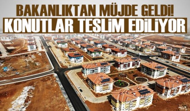 Bakanlıktan müjdeli haber! Gaziantep’te deprem konutları teslim ediliyor