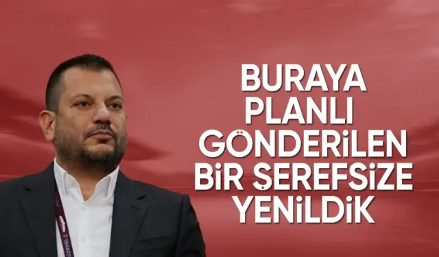 Ertuğrul Doğan: "Saha dışındaki şerefsizlere mağlup olduk"