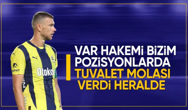 Edin Dzeko'dan VAR hakemine çarpıcı eleştiri!