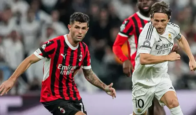 Real Madrid'e evinde şok! Milan Bernabeu'da 3 puanı 3 golle aldı...