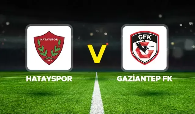 Hatayspor - Gaziantep FK maçında ilk yarıda 3 gol çıktı!