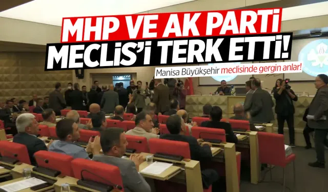 Tehlikeli gerginlik! Meclis toplantısı sonrası MHP ve CHP’liler arasında arbede