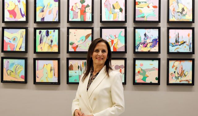 Ressam Belgin Akın SANKO Sanat Galerisi’nde sergi açtı