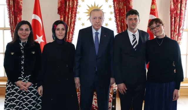 Cumhurbaşkanı Erdoğan, Mattia Ahmet Minguzzi'nin ailesiyle bir araya geldi
