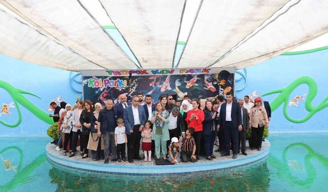 Gaziantep Doğal Yaşam Parkı’nda Tropikal Koi Parkı açıldı