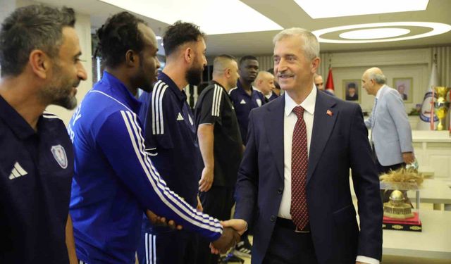 Şampiyon Şahinbey Ampute'den, Başkan Tahmazoğlu’na ziyaret