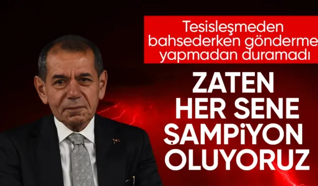 Dursun Özbek: ''Zaten her sene şampiyon oluyoruz! Şampiyonluklara alıştık''