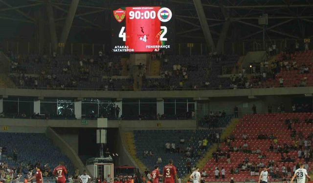 Fenerbahçe son deplasman maçını kaybetti