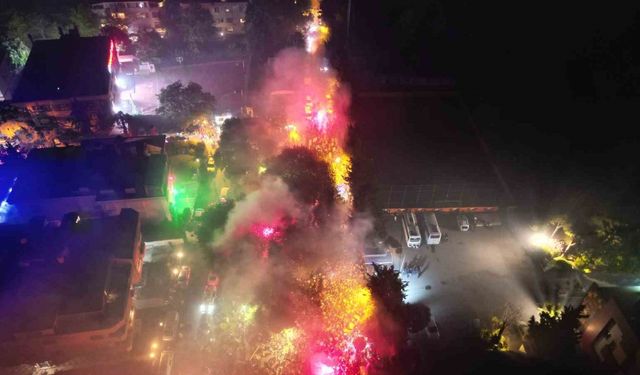 Şampiyon Galatasaray! Florya’da şampiyonluk kutlaması havadan görüntülendi