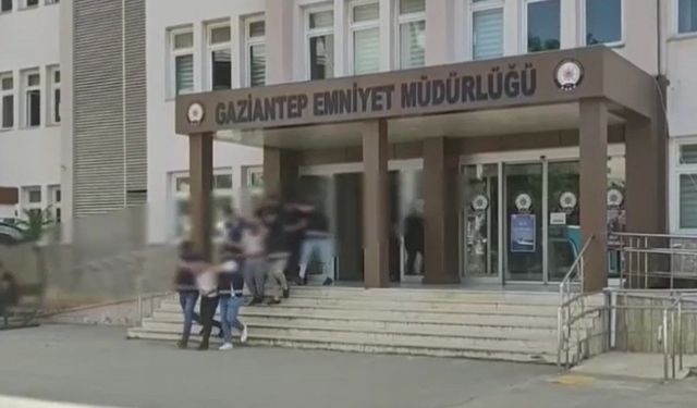 Gaziantep'te  Kurşunlama ve kundaklama olaylarına karıştıkları iddiasıyla 8 şüpheli yakalandı