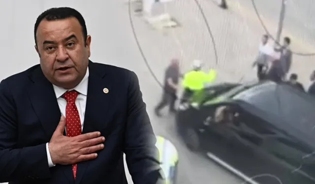 CHP’li milletvekilinin şoförü, aracı polis memurunun üzerine sürdü