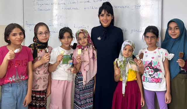 Gaziantepli hayırsever eğitimci Cansu Karabacak’tan bir destek de eğitime