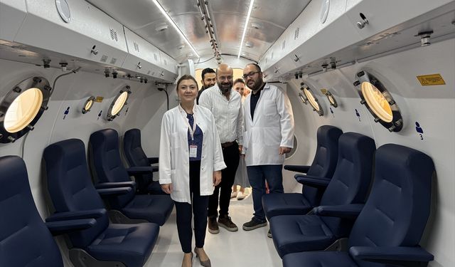 Gaziantep Şehir Hastanesinden Güneydoğu'ya 'Hiperbarik oksijen tedavisi' hizmeti