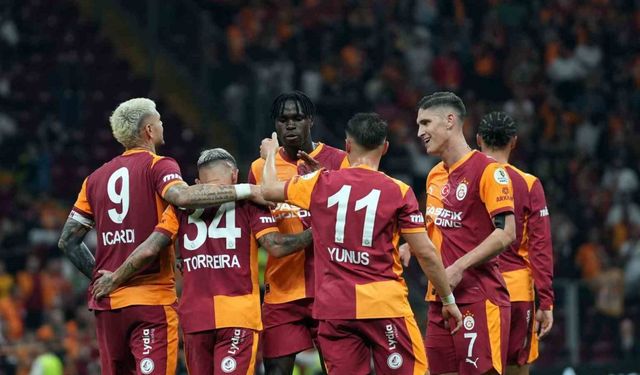 Galatasaray, Süper Lig’de 6 maçta 18 gol attı