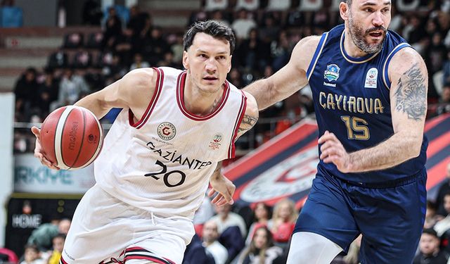 Gaziantep Basketbol'dan önemli galibiyet! Zirveye yükseldi