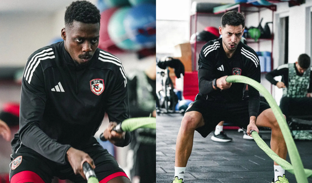 Gaziantep FK güçleniyor! Salonda çalıştılar...