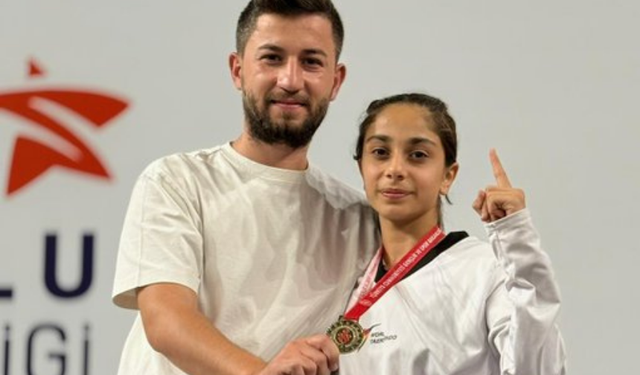 Şahinbey Belediyespor'un altın kızı Bükreş’te tarih yazdı