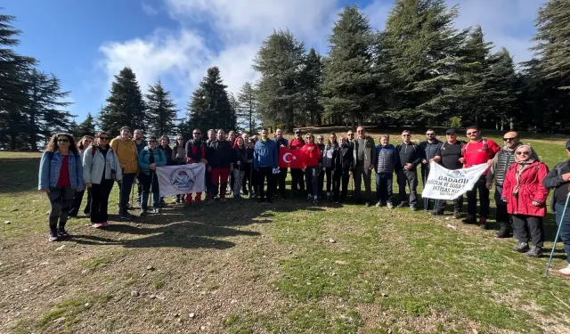 Amanos Dağları'nda doğa yürüyüşü düzenlendi