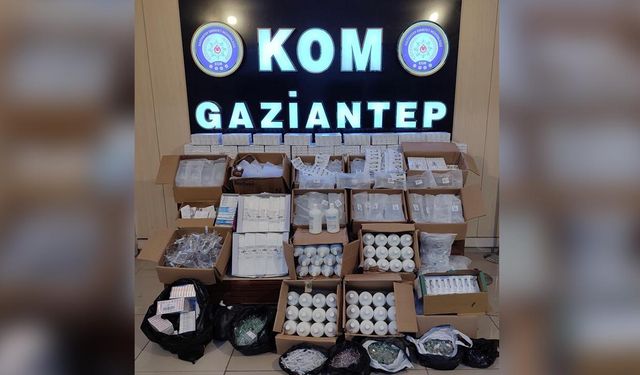 Gaziantep'te kaçak ilaç operasyonunda 3 şüpheli yakalandı