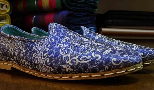 Gaziantep'te kutnu kumaşından yapılan ürünler büyük ilgi görüyor