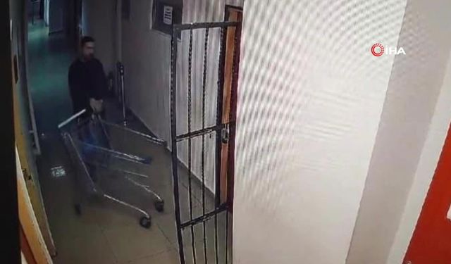 Adliyedeki emanet deposu soygununun görüntüleri ortaya çıktı