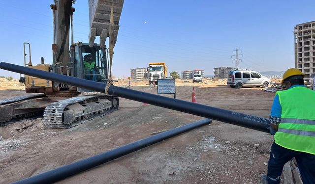 GASKİ, Gazitepe ve Sarısalkım’da modern içmesuyu şebekesini tamamlıyor