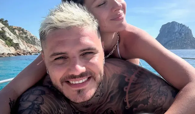 Sevgilisi China Suarez, Icardi'yi öpmeye doymadı