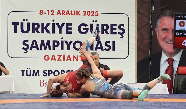 Türkiye Güreş Şampiyonası Gaziantep'te Tamamlandı