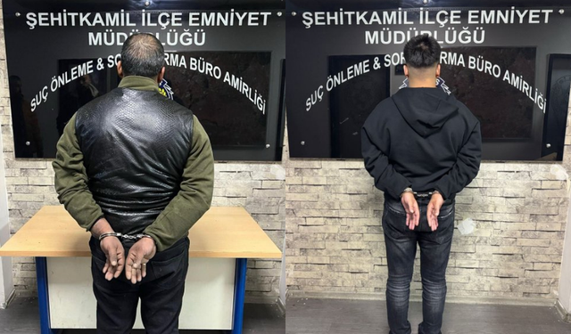 Gaziantep'te aranan 2 firari hükümlü yakalandı