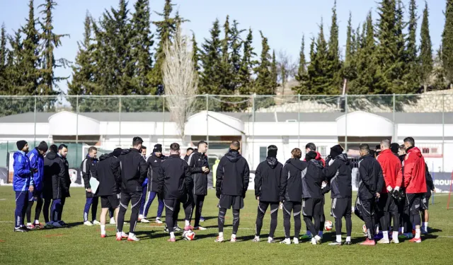 Gaziantep FK, Galatasaray maçı hazırlıklarına devam etti!