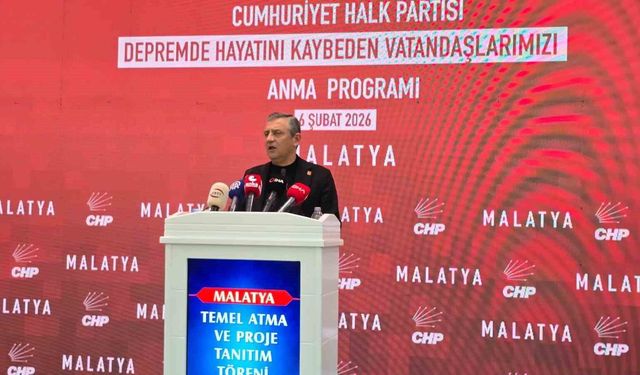 CHP Genel Başkanı Özel: 'Muhalefet çivi çakma makamı değildir, çiviyi kimin çakacağına millet karar verir'