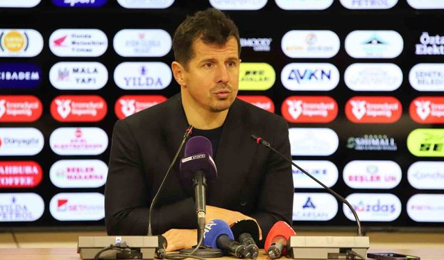 Emre Belözoğlu: 'Bugün oynadığımız futbola çok fazla söylenecek bir şey yok'