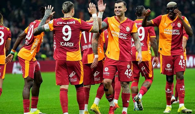 Galatasaray'dan ligde 10 maçlık yenilmezlik serisi