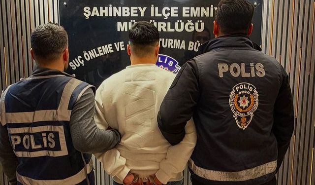 Gaziantep'te yağma ve hırsızlık suçundan aranan hükümlü yakalandı