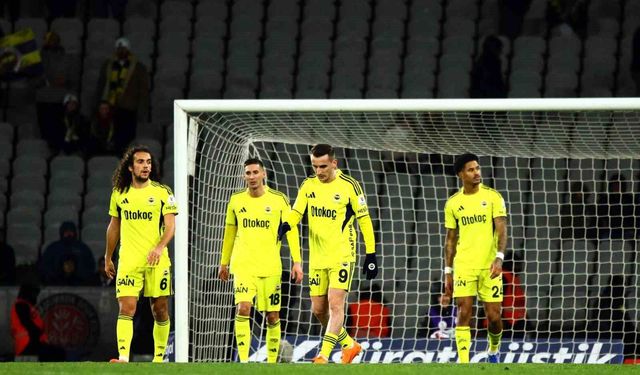 Fenerbahçe, 67 yıl sonra Karagümrük'e mağlup oldu