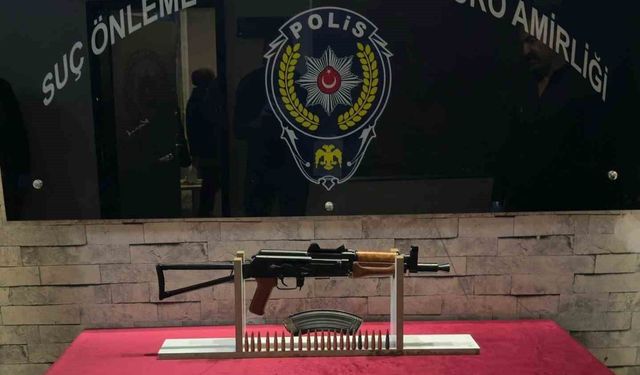 Gaziantep'te 1 adet tüfek ile 21 adet fişek ele geçirildi: 1 gözaltı