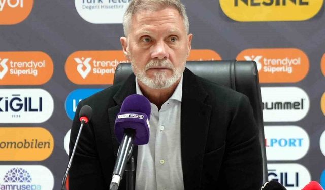Samsunspor Teknik Direktörü Thorsten Fink: 'Kazanmak istedik ama başaramadık'