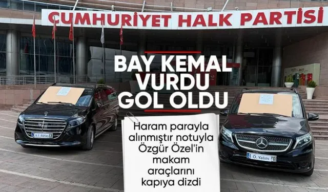 Kemal Kılıçdaroğlu, Özel dönemi araçlarını satışa çıkardı: Üzerlerine 'Haram parayla alınmıştır' yazıldı