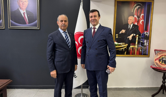 Önce MHP'ye ve Devlet Bahçeli'ye saydırdı, sonra MHP Gaziantep il başkanını ziyaret etti!