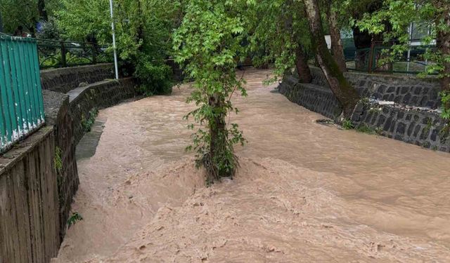 Gaziantep'te fırtınada çatılar uçtu, dereler taştı